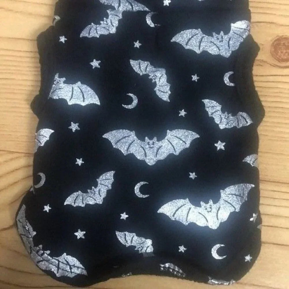 Vibrant Life Halloween Dog Hoodie XXS Toy Breed Bat Star Crescent Moon - Picture 2 of 10